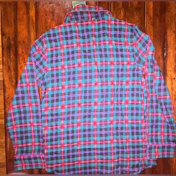 Lauren Ralph Lauren Plaid Pajama Top - Picture 2 of 4